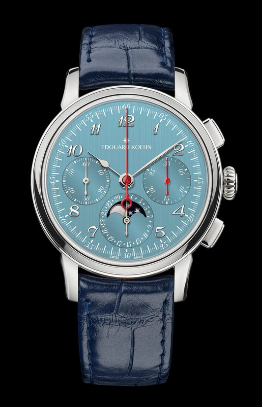 Edouard Koehn Legacy Moonphase Chronograph Ice Blue - #01/50