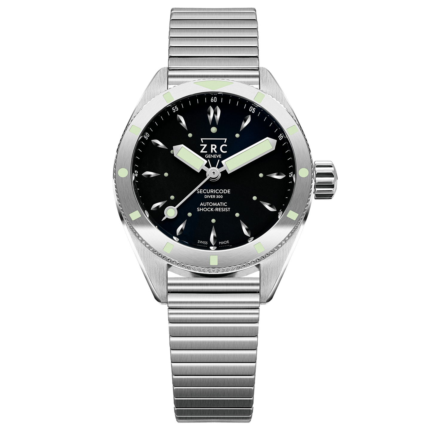 ZRC Securicode Diver 300 Steel SC39163 - front
