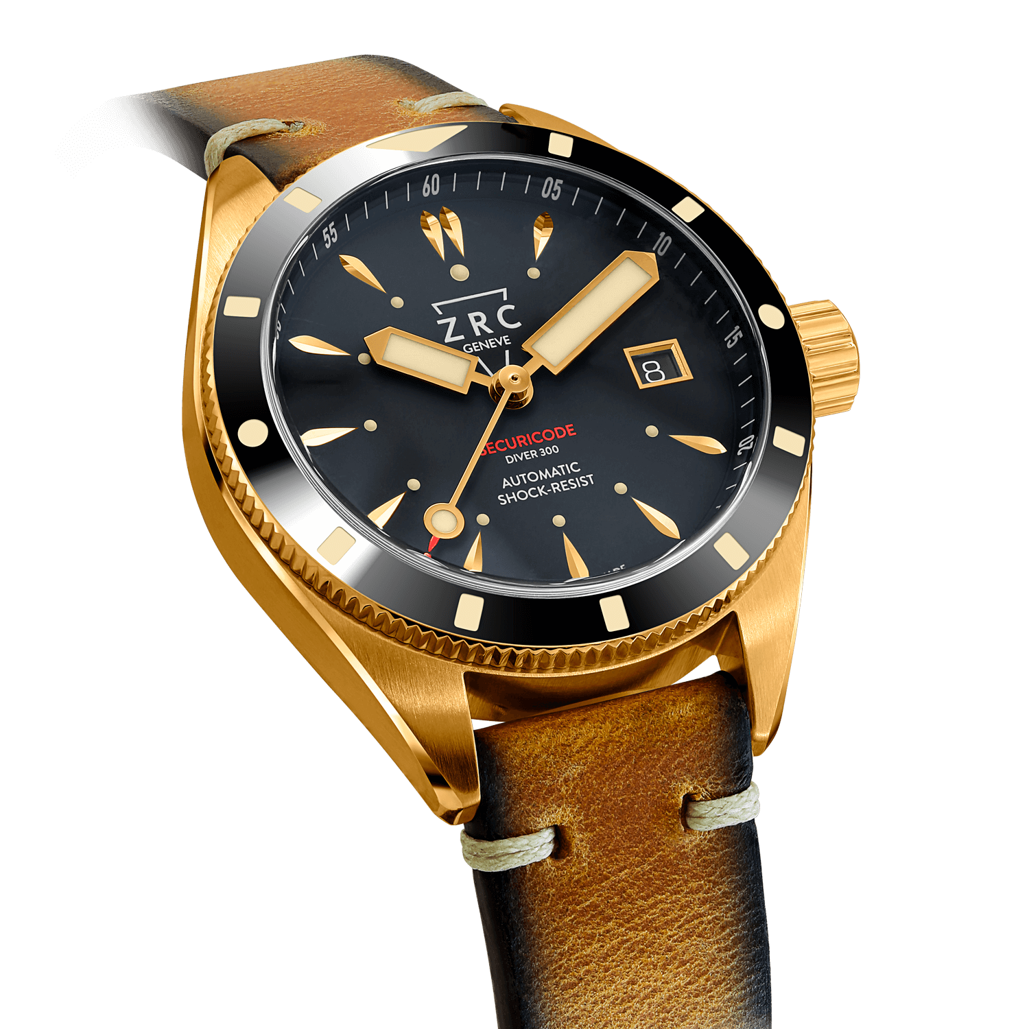 ZRC Securicode Diver 300 Bronze SC39463 - profile