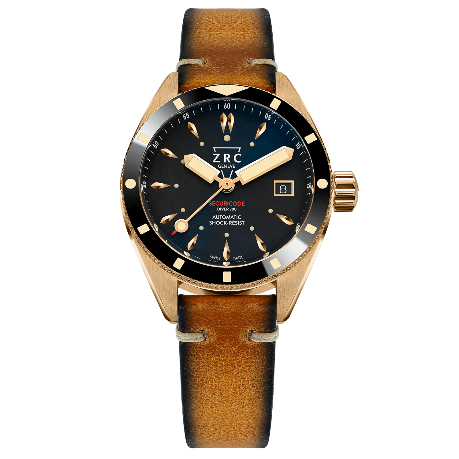 ZRC Securicode Diver 300 Bronze SC39463 - front