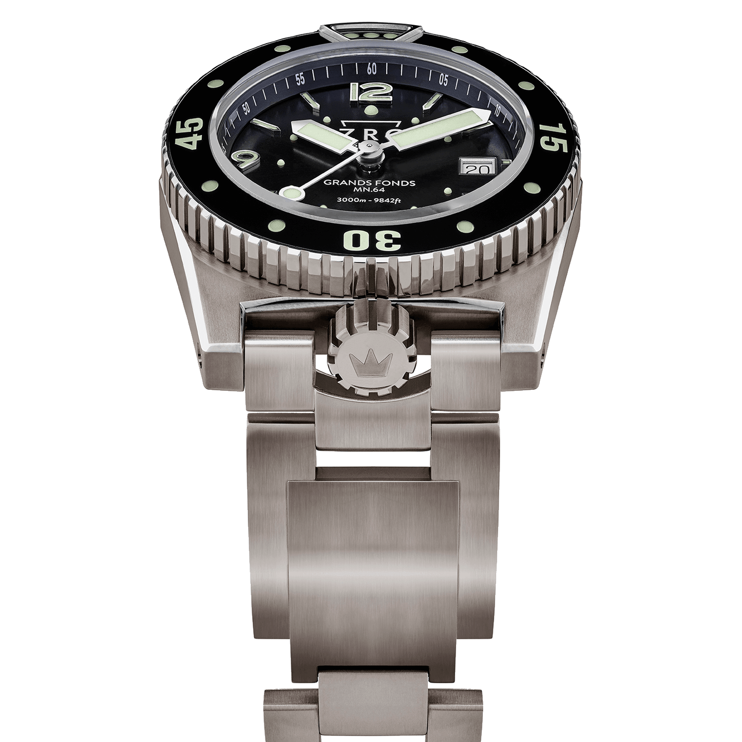 ZRC Grands Fonds Abyss Titanium Bracelet GF4221221113 - wrist shot
