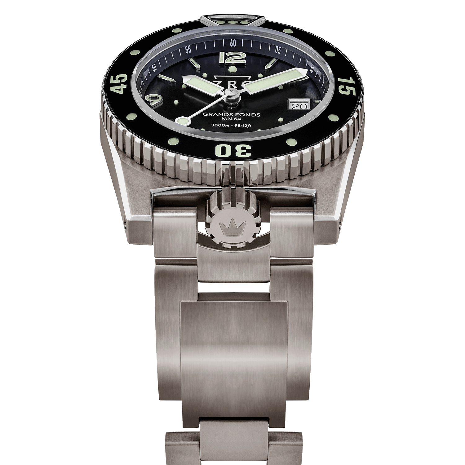 ZRC Grands Fonds Abyss Titanium Bracelet GF4221221113 - wrist shot