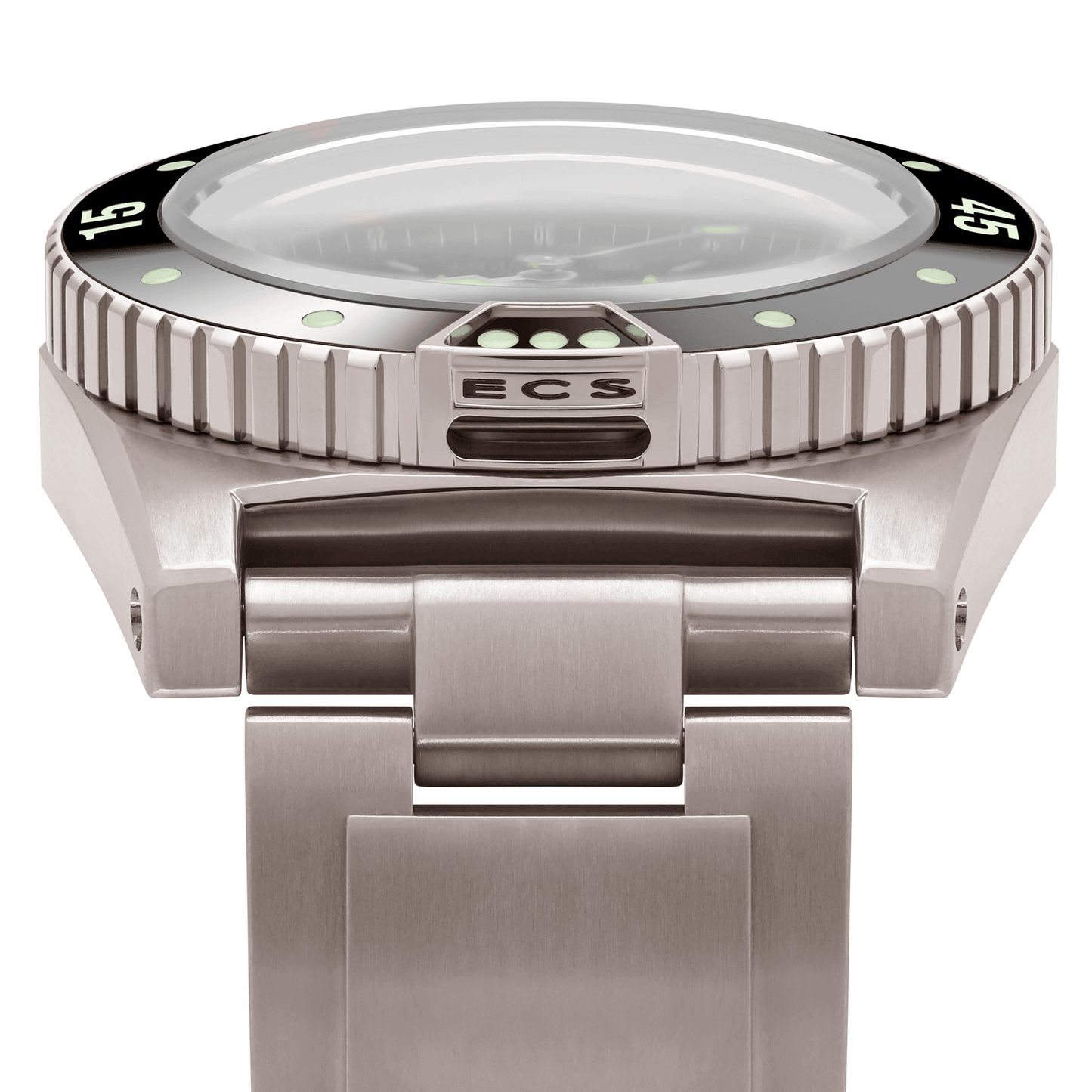 ZRC Grands Fonds Abyss Titanium Bracelet GF4221221113 - bezel detail