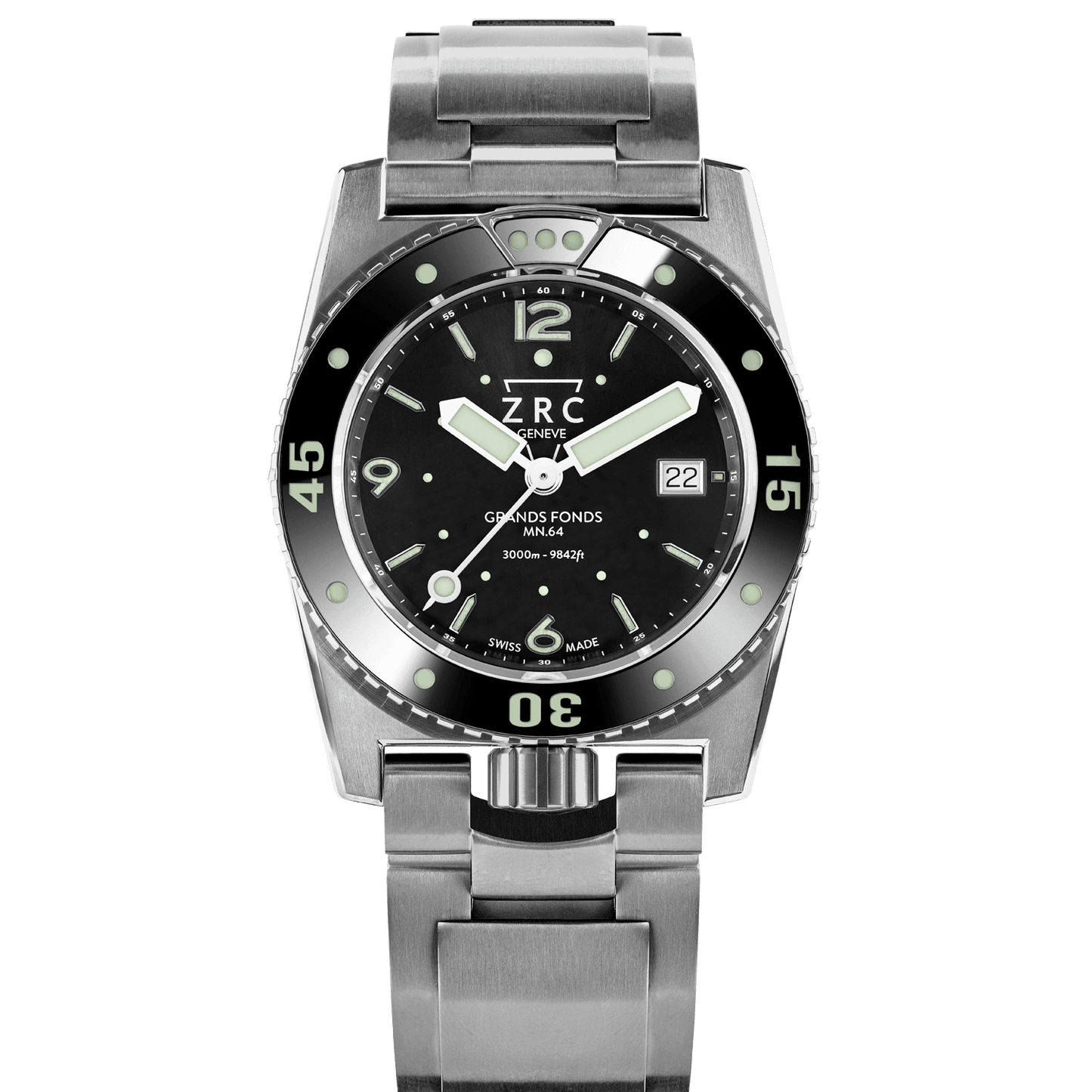ZRC Grands Fonds Abyss Titanium Bracelet GF4221221113 - front