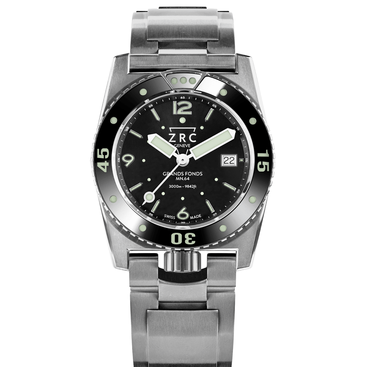 ZRC Grands Fonds Abyss Titanium Bracelet GF4221221113 - front