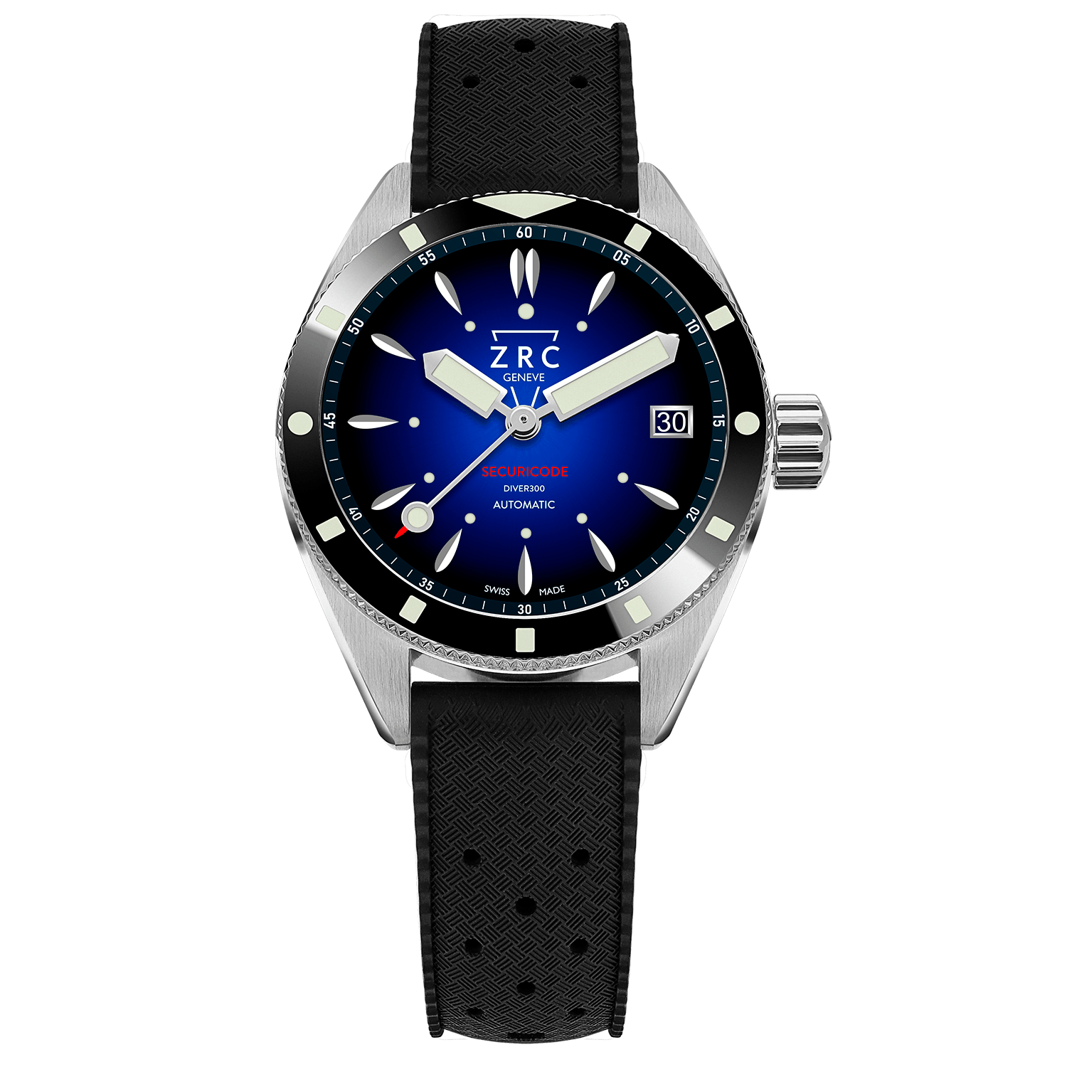 ZRC Securicode Diver 300 Rubber SC3916221118 - front