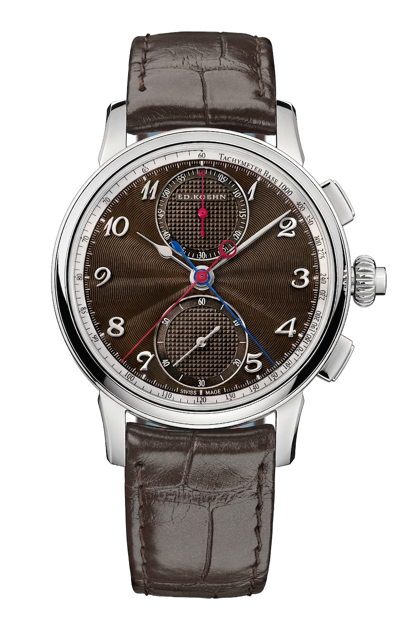 Edouard Koehn Legacy Rattrapante Four Seasons Autumn, tobacco brown dial