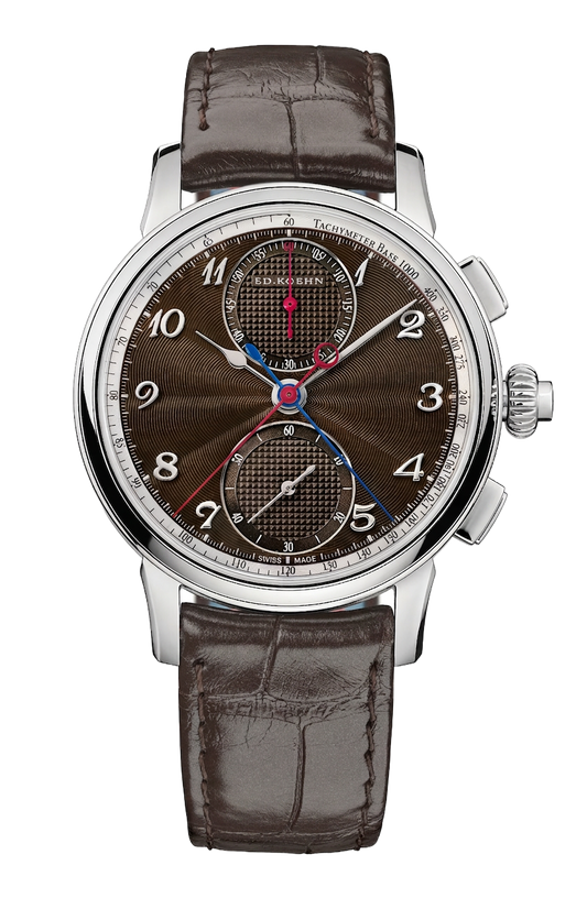 Edouard Koehn Legacy Rattrapante Four Seasons Autumn, tobacco brown dial