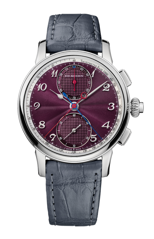 Edouard Koehn Legacy Rattrapante Four Seasons Spring, violet dial