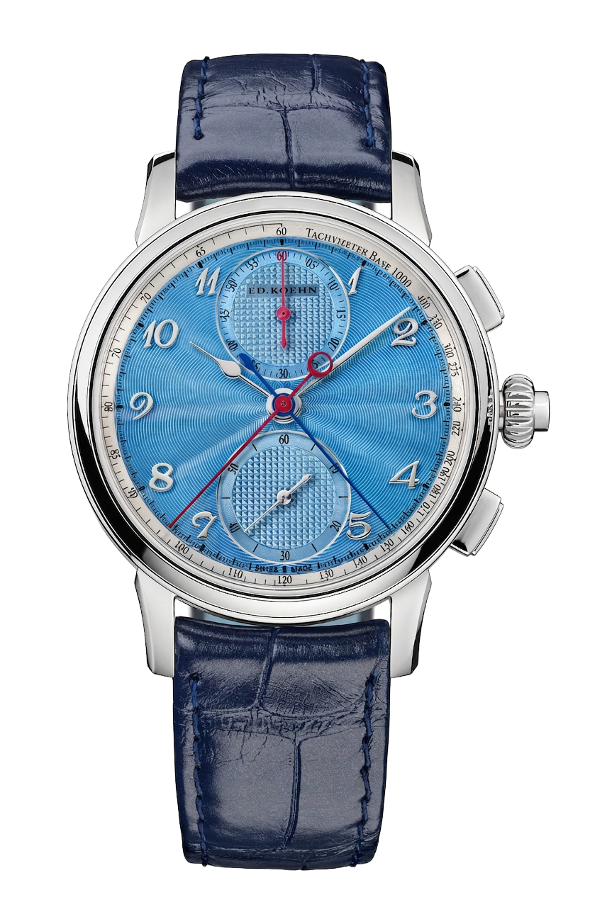 Edouard Koehn Legacy Rattrapante Four Seasons Summer, light blue dial