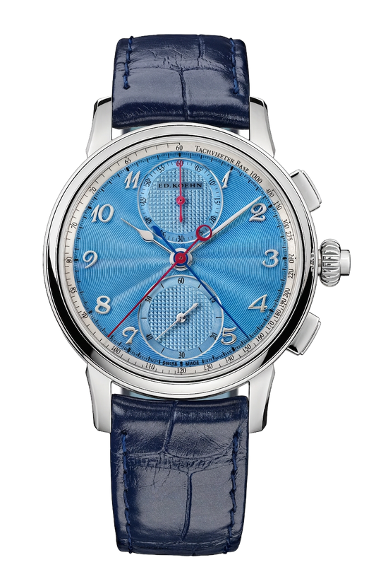 Edouard Koehn Legacy Rattrapante Four Seasons Summer, light blue dial