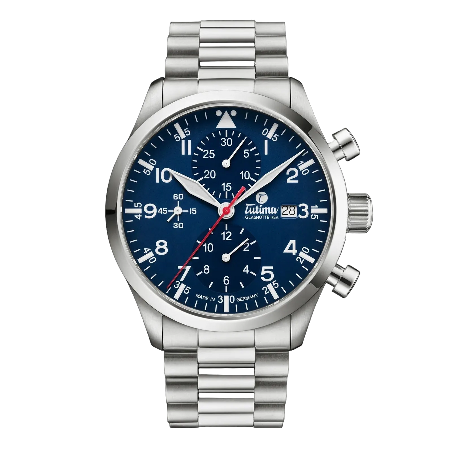 Tutima Flieger Legacy T5 Chronograph Blue (6405-04)